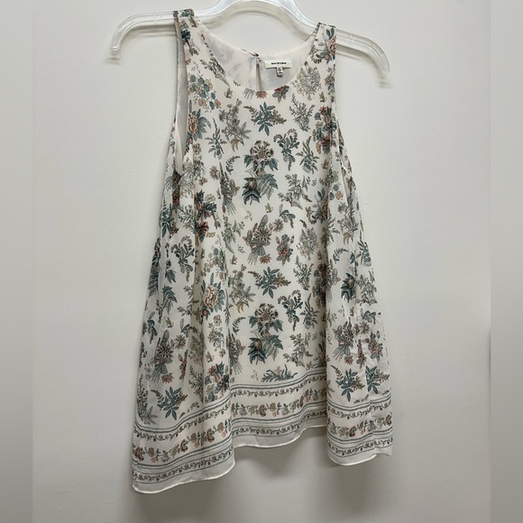 Women's Size Medium Max Studio Sleeveless Top Fully Lined Boho Blouse Shirt Tank - Picture 2 of 6